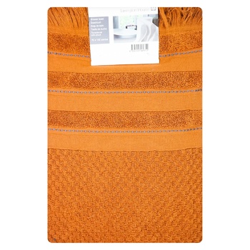 Tarrington House Earth3 Rust Shower Towel 70x140cm - buy, prices for - photo 1