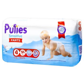 Pufies Sensitive Pants 4 9-15kg 46pcs - buy, prices for - photo 2