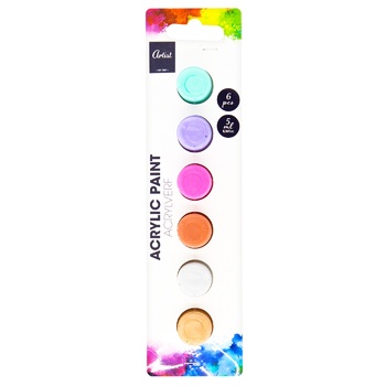 Artist Acrylic Paint 6 colors - buy, prices for METRO - photo 2