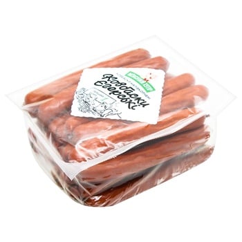 Myasnyy Hutir Yeherski Semi-smoked Sausages First Grade ~900g - buy, prices for METRO - photo 1