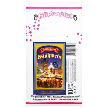 Напій винний Hüttenglut Глінтвейн червоний напівсолодкий 9% 10л - купити, ціни на METRO - фото 2
