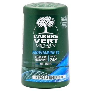 L'Arbre Vert Men's Roller Deodorant with Provitamin B5 50ml - buy, prices for - photo 1