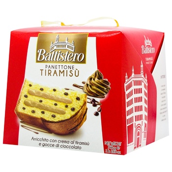 Панетон Battistero тірамісу 750г - купити, ціни на Cупермаркет "Харків" - фото 3
