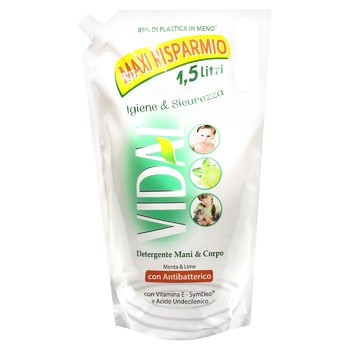 Vidal Antibacterial Liquid Soap 1.5l - buy, prices for METRO - photo 1