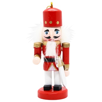 Nutcracker Christmas Tree Decoration 9cm in assortment - buy, prices for METRO - photo 3