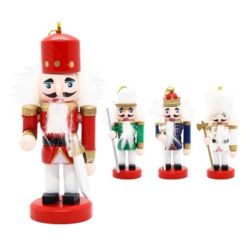 Nutcracker Christmas Tree Decoration 9cm in assortment - buy, prices for - photo 1