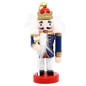 Nutcracker Christmas Tree Decoration 9cm in assortment - buy, prices for - photo 4