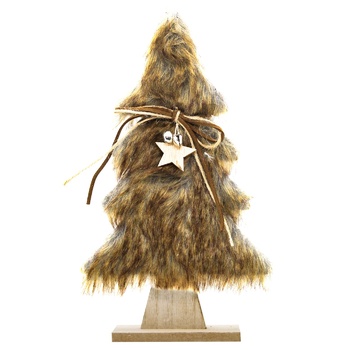 Decorative Christmas Tree with Fur 28cm in assortment - buy, prices for METRO - photo 3