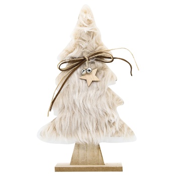 Decorative Christmas Tree with Fur 28cm in assortment - buy, prices for METRO - photo 2