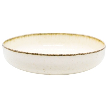 Kutahya Pearl Beige Deep Plate 20cm - buy, prices for METRO - photo 1