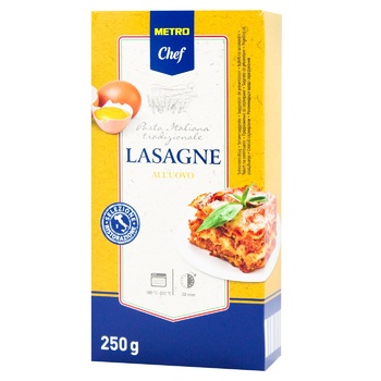 Metro Chef lasange egg pasta 250g - buy, prices for METRO - photo 1