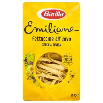 Макаронні вироби Barilla Emiliane Фетучіні з яйцем 250г - купити, ціни на ULTRAMARKET - фото 2