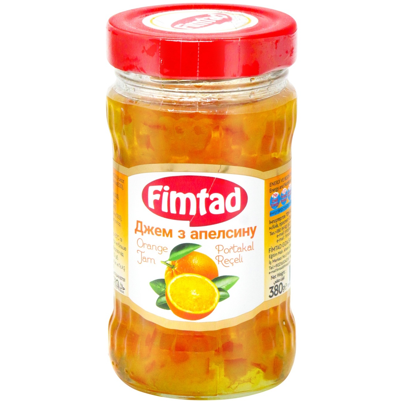 

Джем Fimtad с апельсина 380г