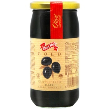 DivaOliva Gold without bone black olive 370ml - buy, prices for METRO - photo 1