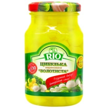 Цибулька Rio золотиста маринована 300мл - купити, ціни на Auchan - фото 1