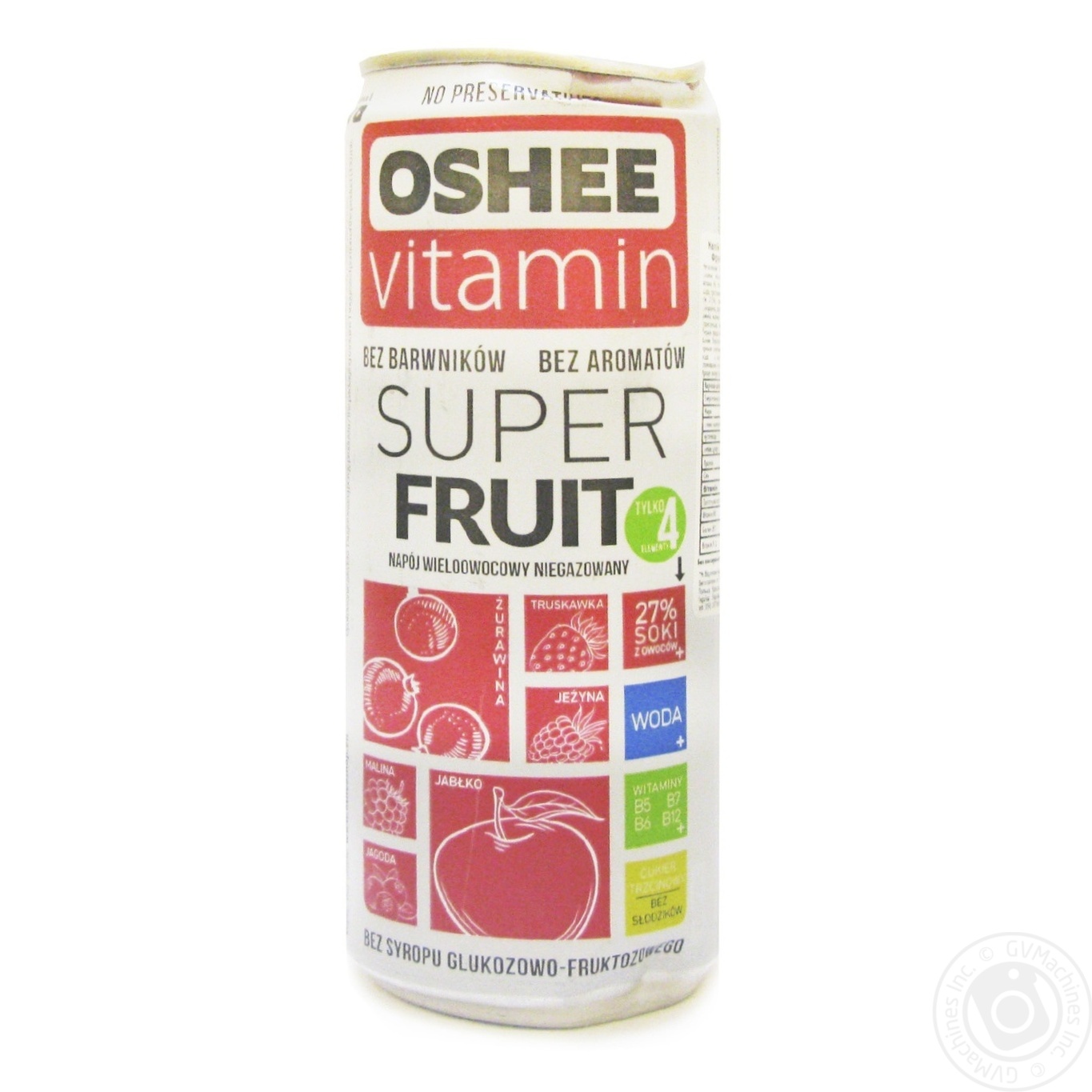 

Напиток Oshee Vitamin Fruit красный 0,333л