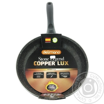 Delimano Stone Legend Copper Lux Frying Pan 24cm - buy, prices for MegaMarket - photo 1