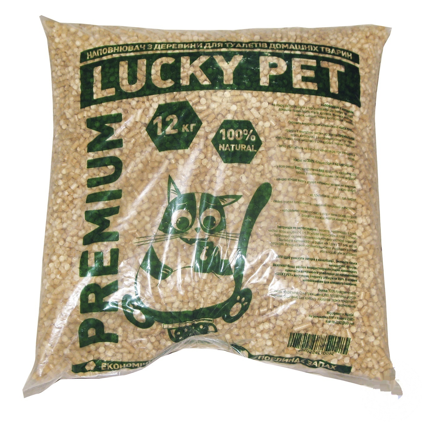 

Наполнитель Lucky Pet Premium из древесины 12кг