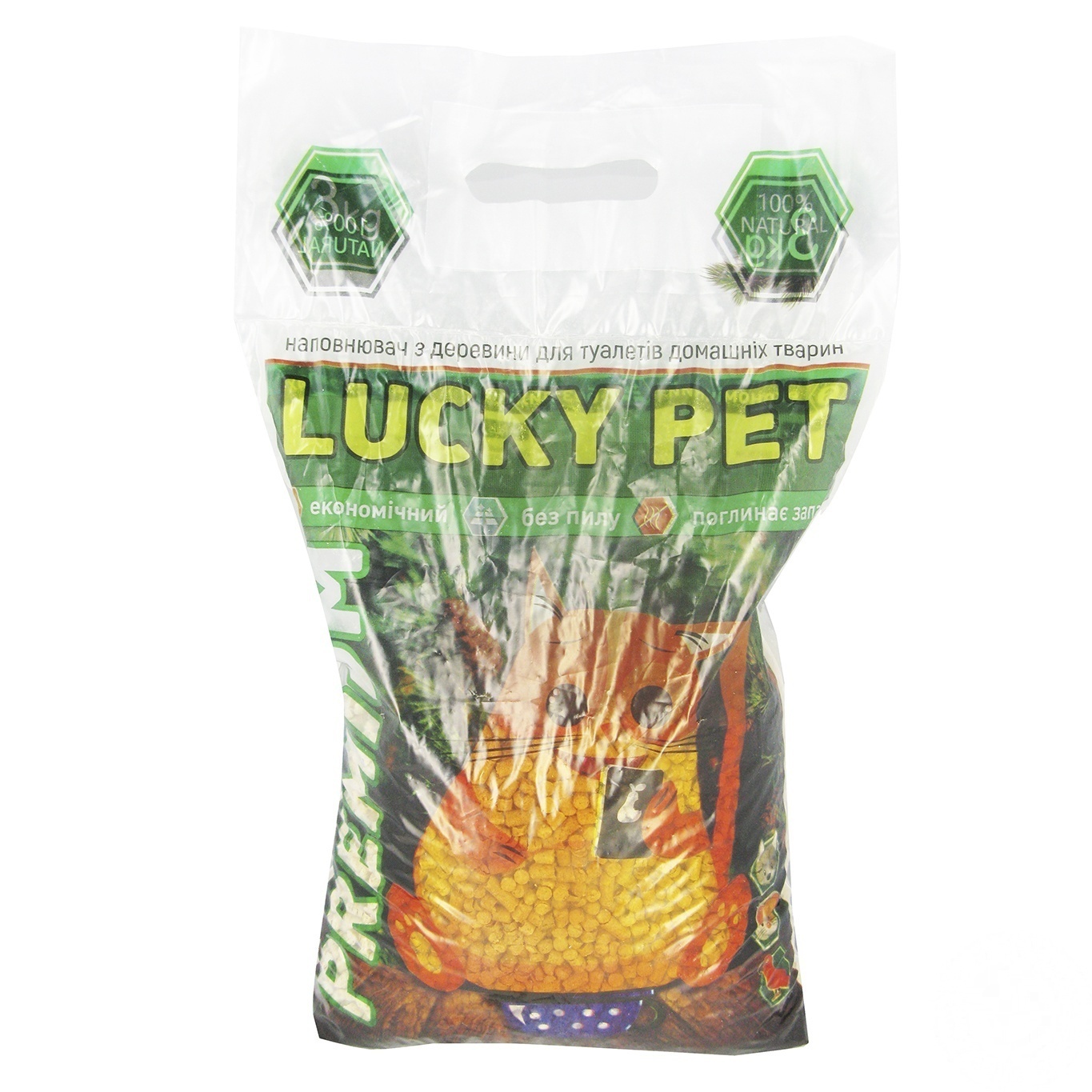 

Наполнитель Lucky Pet Premium из древесины 3кг