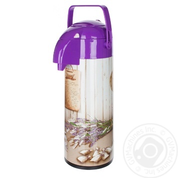 Banquet Thermos with pump Lavender 1.9l - buy, prices for MegaMarket - photo 1