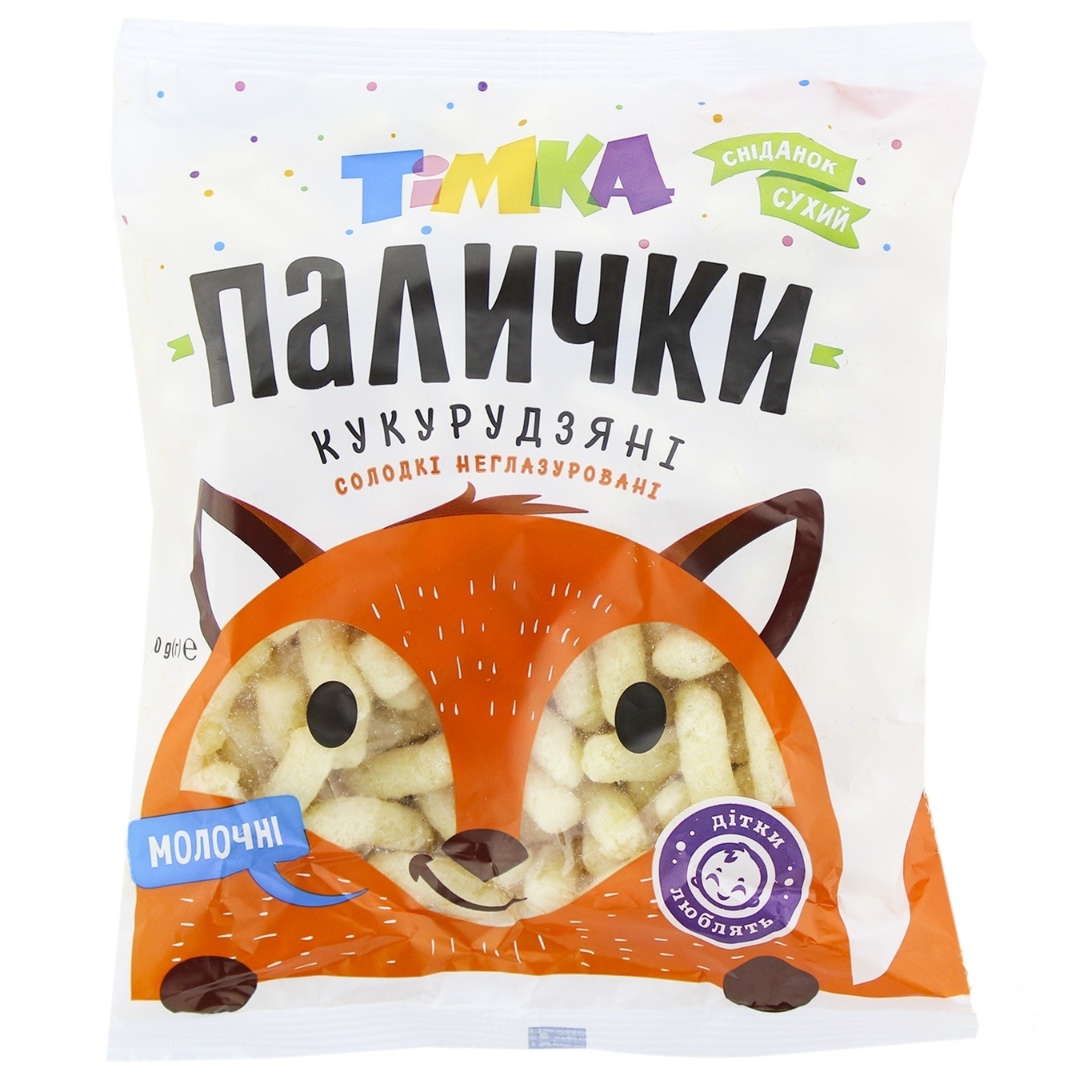 

Палочки кукурузные Тимка молочные 60г