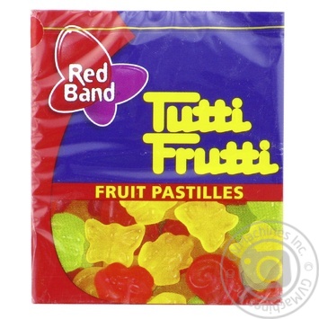 Цукерки жувальні Red Band Tutti-frutti Original 15г - купити, ціни на Auchan - фото 1