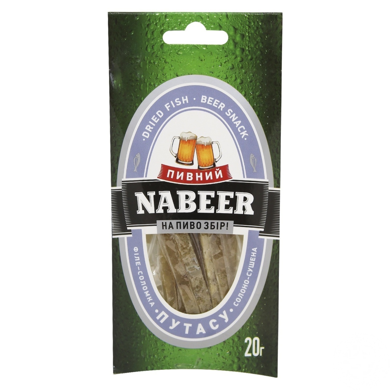 

Путассу Nabeer филе соломка солено-сушеная 20г