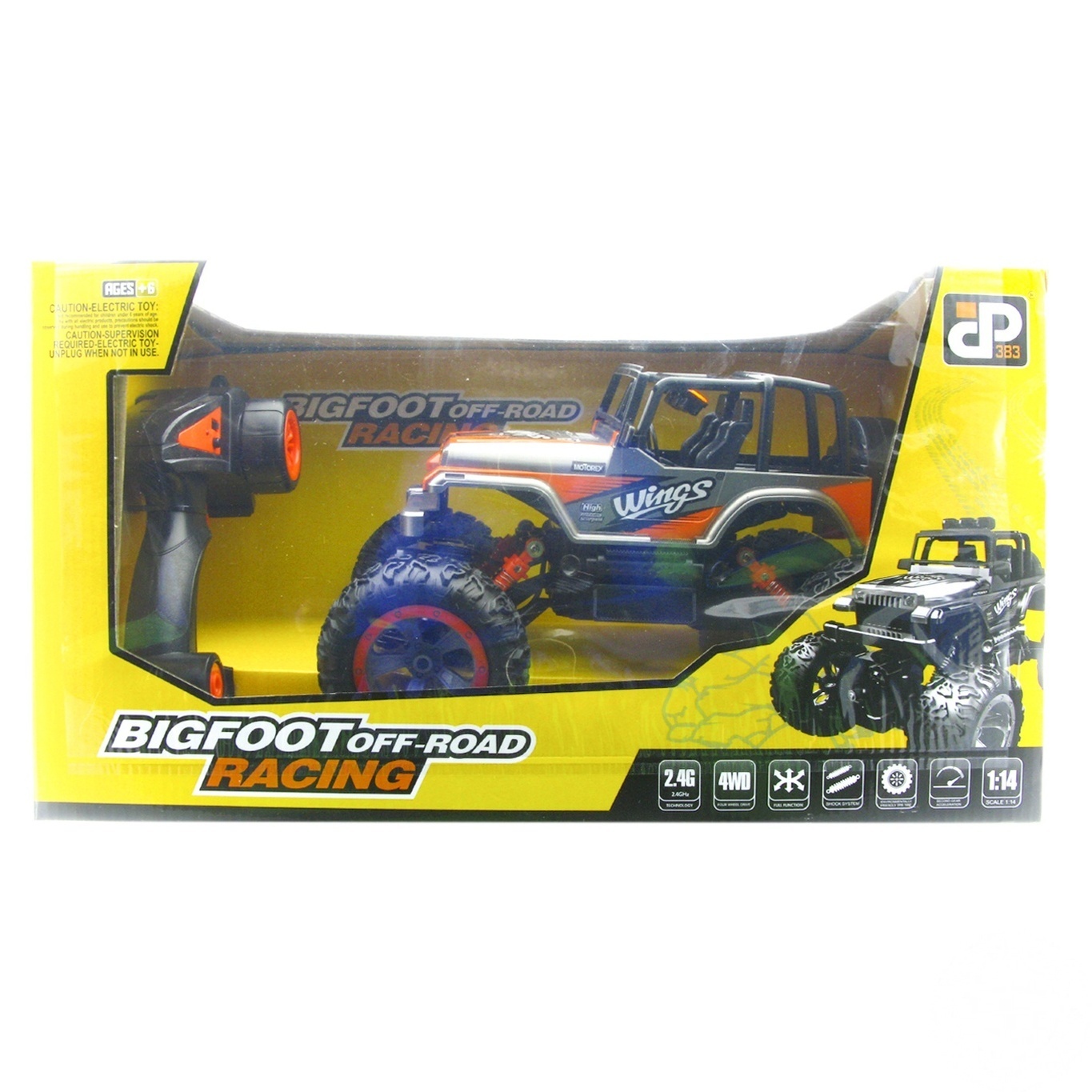 

Игрушка JP383 Машинка BigFoot Wings