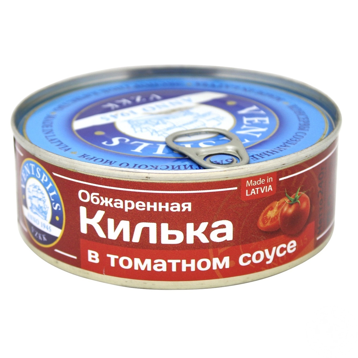 

Килька Ventspils в томатном соусе 240г
