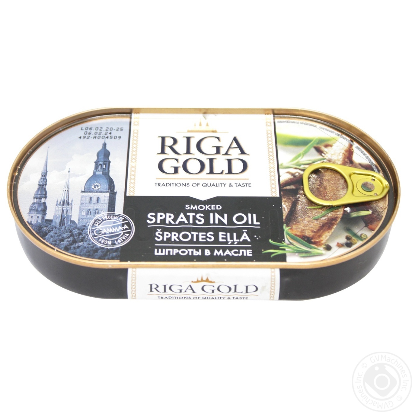 

Шпроты Riga Gold в масле 190г