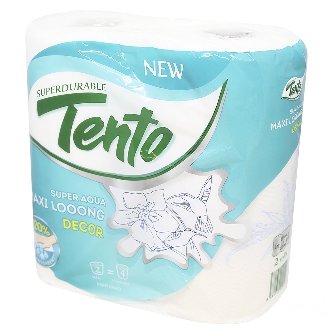 

Полотенца бумажные Tento Maxi Super Aqua 2 рулона