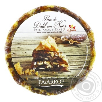 Paiarrop Fruit and Nut Pie Date and Walnut 200g - buy, prices for ULTRAMARKET - photo 1