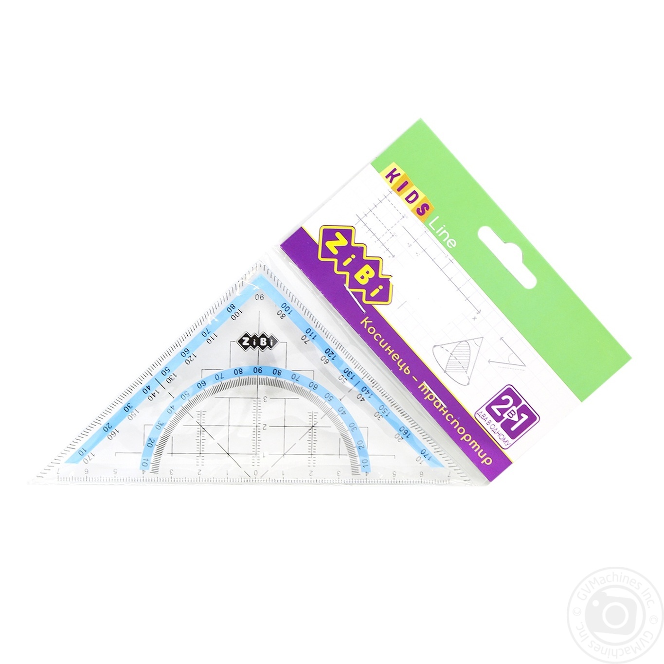 

Угольник Zibi Kids Line с голубой полоской