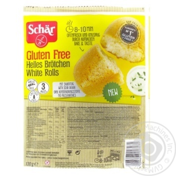 Dr.Schar Buns White Rolls 130g - buy, prices for ULTRAMARKET - photo 1