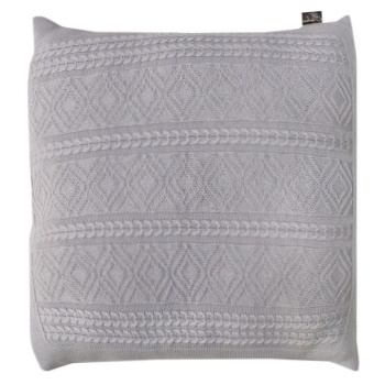 Provence Decorative Pillow Openwork grey 45x45cm - buy, prices for - photo 1