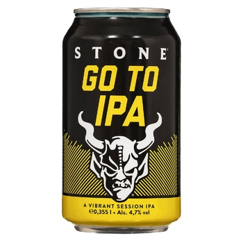 Пиво Stone Go To IPA 4,7% 0,355л - купити, ціни на - фото 1