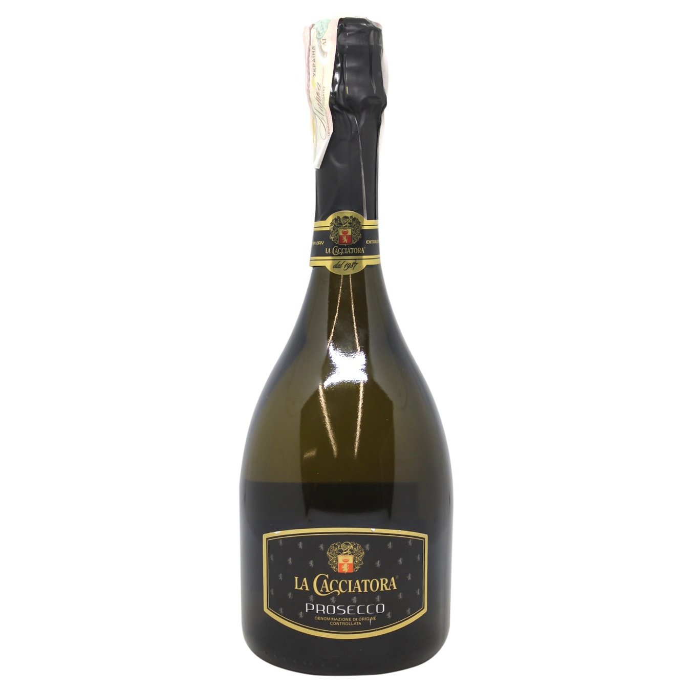 

Вино игристое La Cacciatora Prosecco DOC Extra Dry белое сухое 11% 0,75л