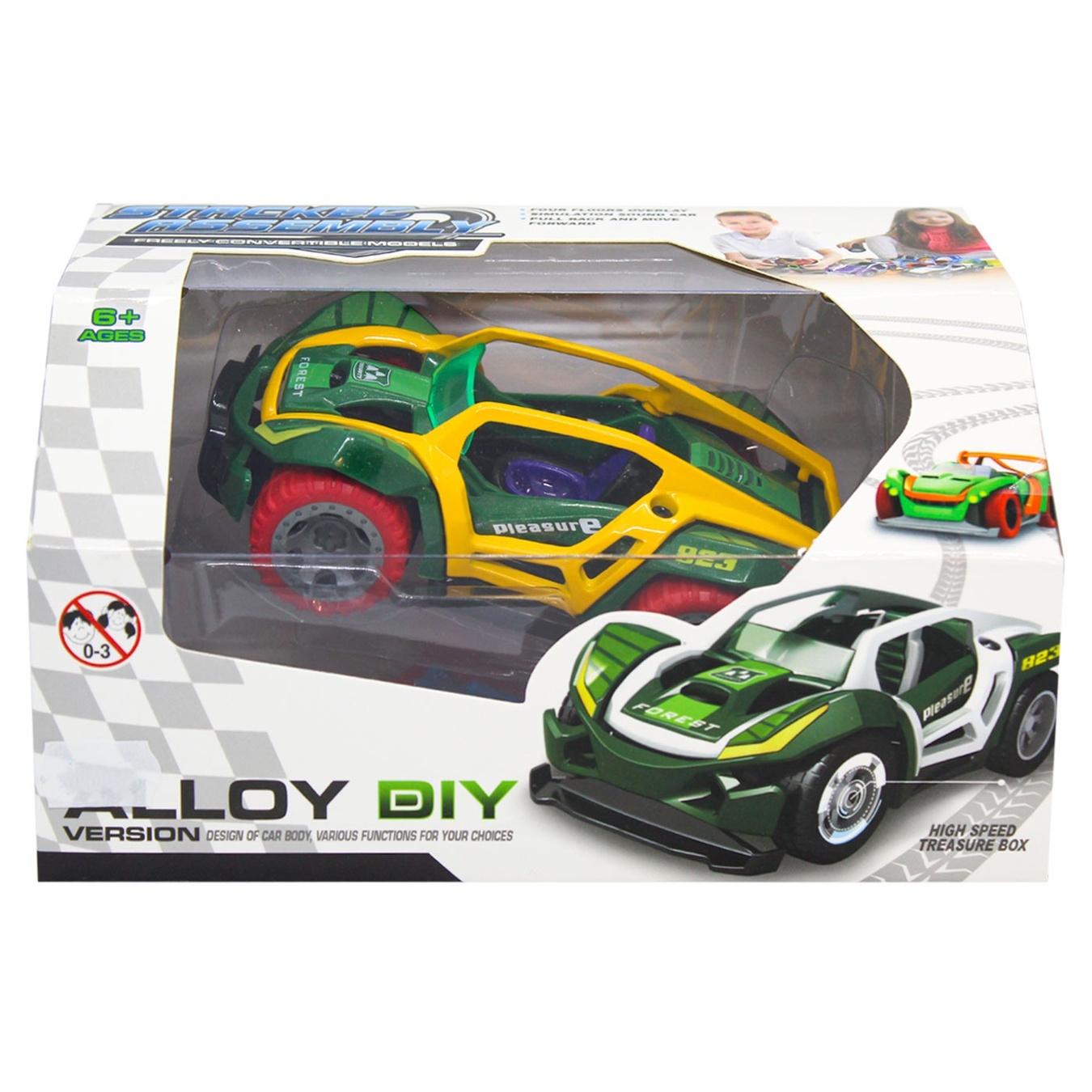 

Игрушка Машинка-конструктор 6704A1