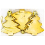 Set of Decorations Christmas Tree 6cm 3pcs