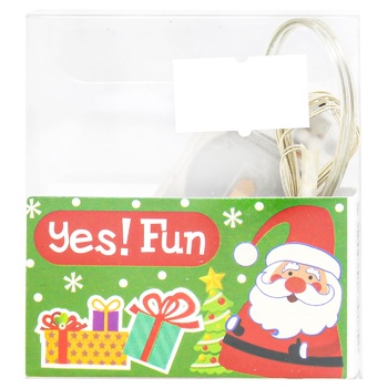 Yes!Fun Electrogarland LED 1.1m 10 lamps red - buy, prices for MegaMarket - photo 1