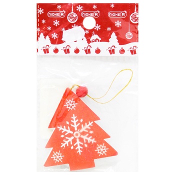 PioneR Assorted Christmas Tree Pendant 4.5cm