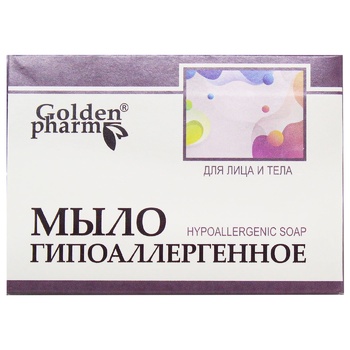 Мыло Golden Pharm гипоаллергенное 70г - купить, цены на МегаМаркет - фото 1