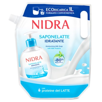 Мило Malizia Молочний крем рідке 1л - купити, ціни на Таврія В - фото 1