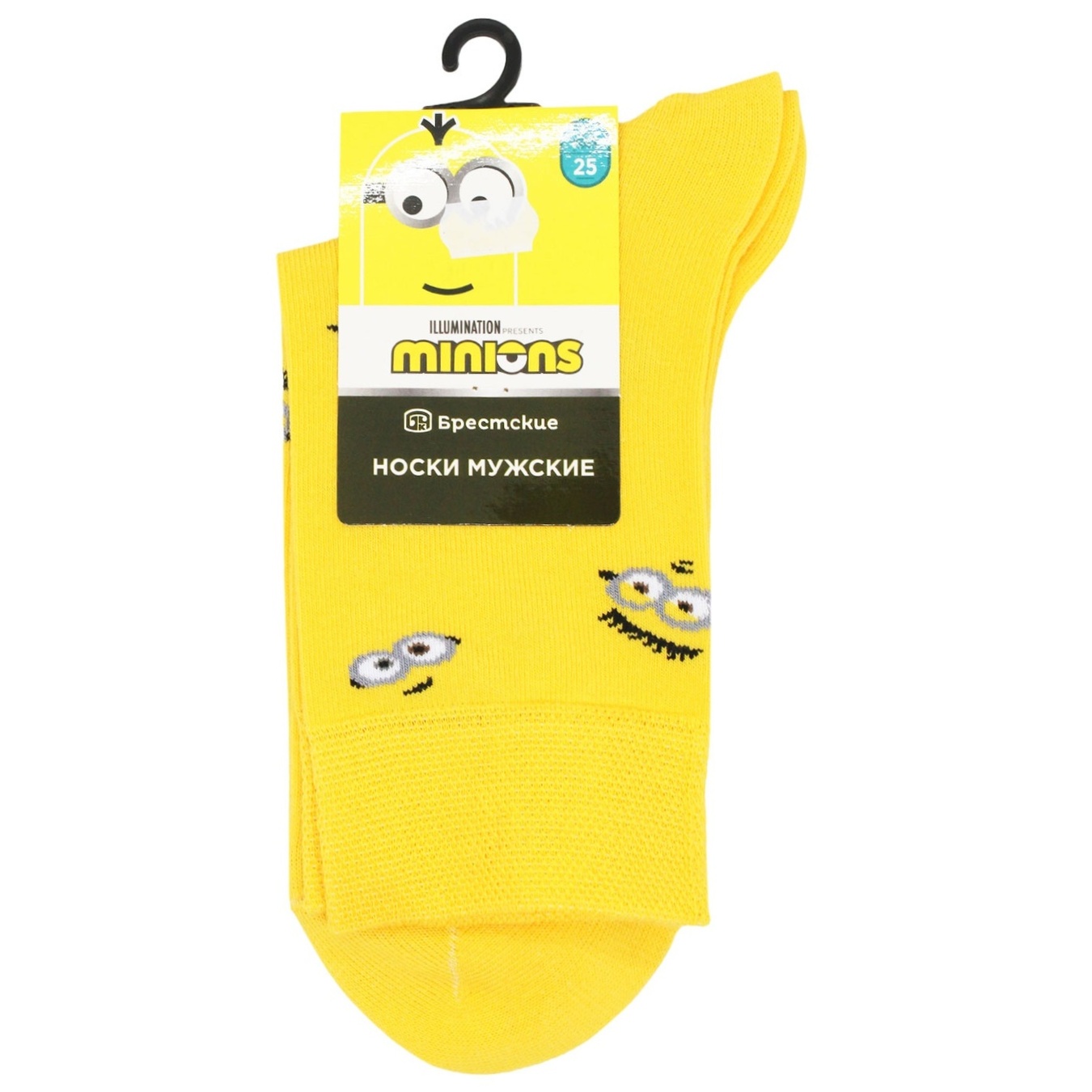 

Носки мужские Брестские Minions 2137 желтый размер 25