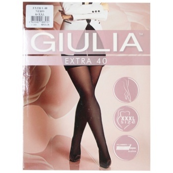 Колготки Giulia Extra 40den XXL nero 6 - купити, ціни на - фото 1