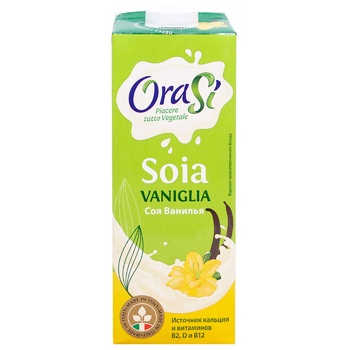 OraSi Soy Vanilla Drink with Vitamins and Calcium 1l - buy, prices for Auchan - photo 2