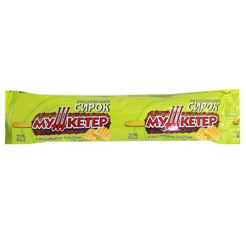 Musketeer Glazed Curd Bar in Waffle Crumbs 60g - buy, prices for ULTRAMARKET - photo 1