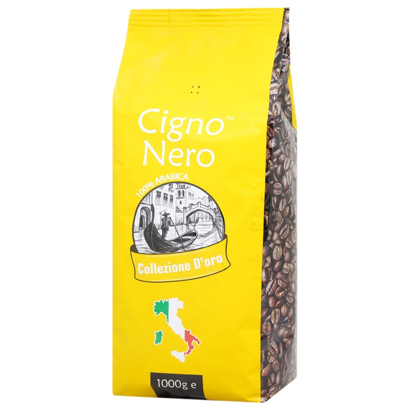 

Кофе Cigno Nero Collezione D'oro в зернах 1кг