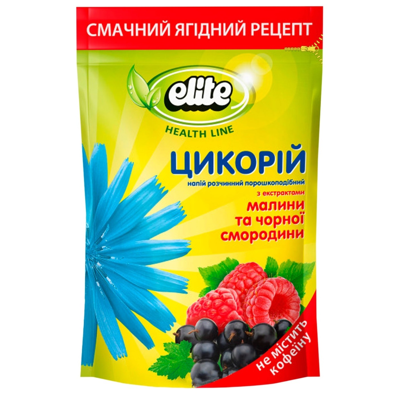 

Цикорий растворимый Elite с экстрактами малины и черной смородины 95г