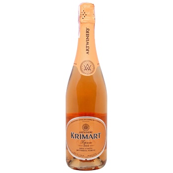 Krimart Rose Brut Sparkling Wine 13.5% 0.75l - buy, prices for COSMOS - photo 1